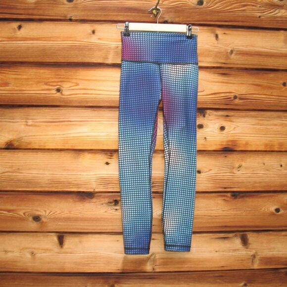 Lululemon Wunder Under Pant III *Full-On Luon Cosmic Dot White Multi / Black - Picture 1 of 10